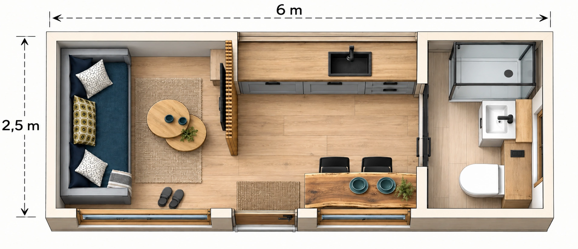 Pôdorys Krpahaus No °1