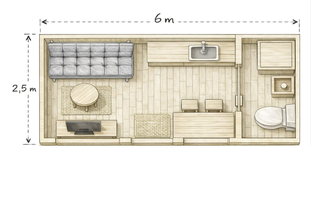 Pôdorys Krpahaus No °2